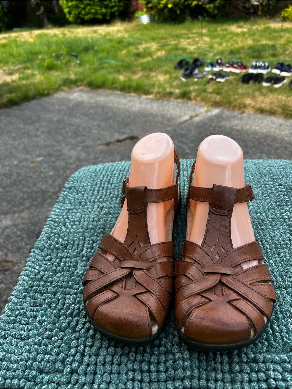 Earth Origins Brown Closed-Toe Sandals - Comfortable Everyday Sz 8M - Picture 4 of 14